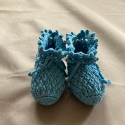 チョビ様オーダー品 手編み毛糸のパンツ 2枚組 Mサイズ ショート