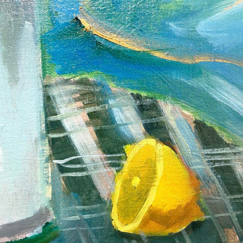 アート 油絵 絵画 春 静物画「卓上のチューリップ」 絵画 ayksto0620