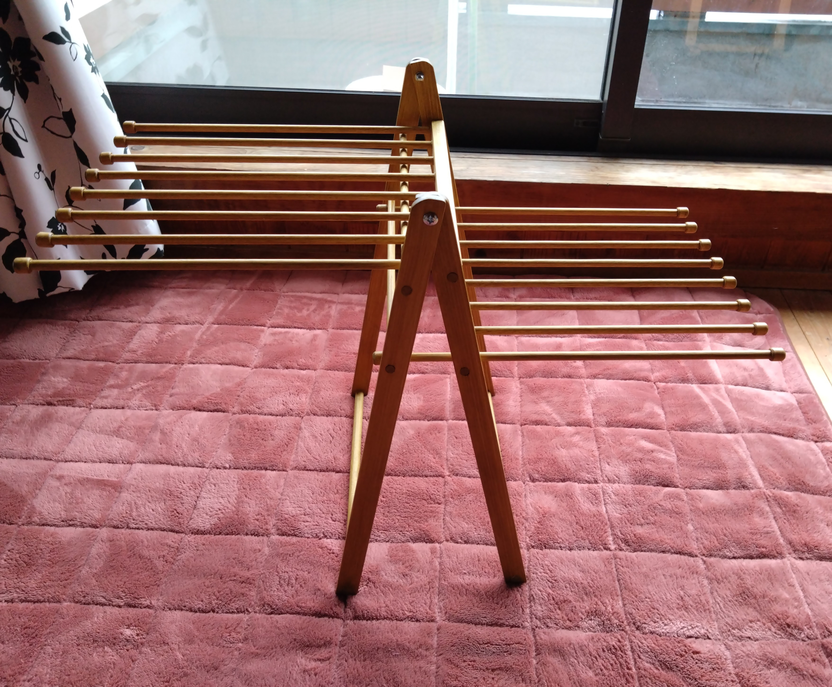 木製クロスドライヤー(バー16本タイプ）少し小さめ