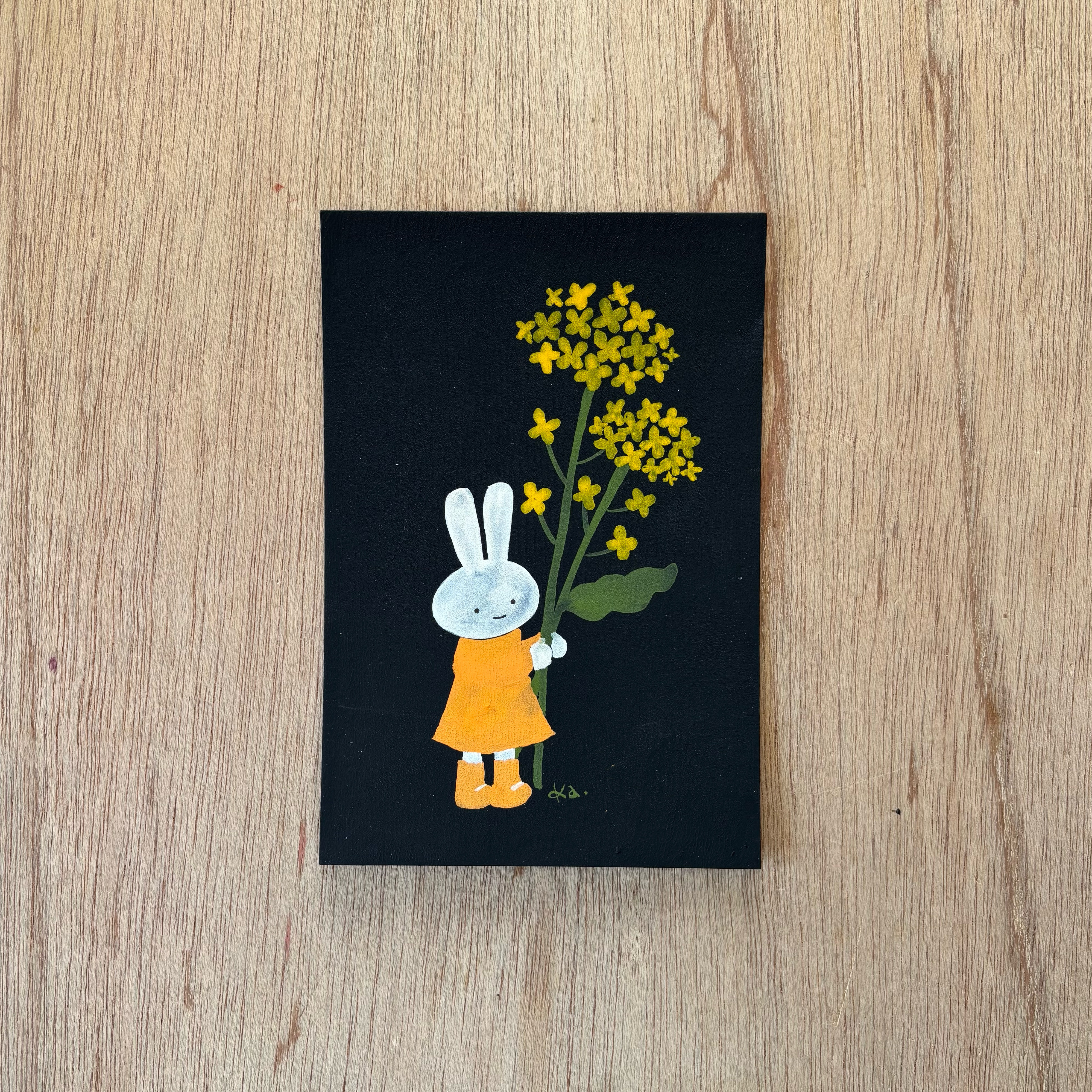 「菜の花を連れて」原画　送料無料