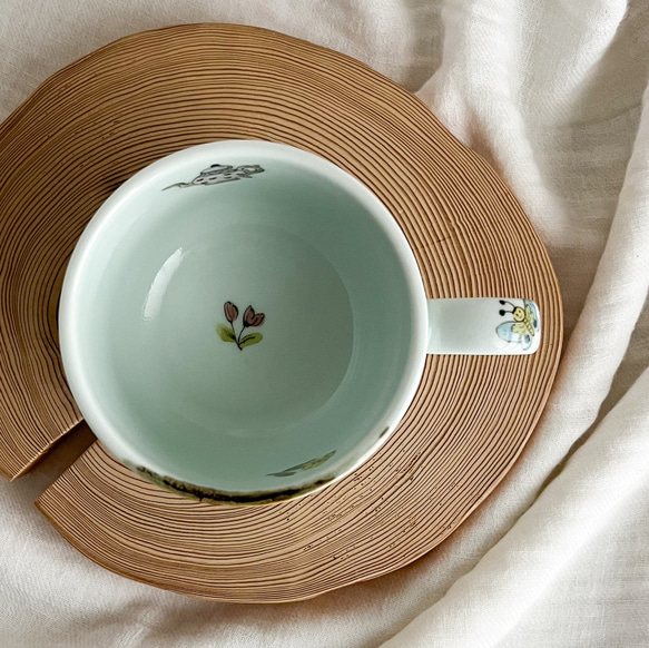 チコロット❤️すべて手描き❤️染付け❤️スープカップ❤️カフェオレボウル❤️お味噌汁お椀❤️猫 5枚目の画像