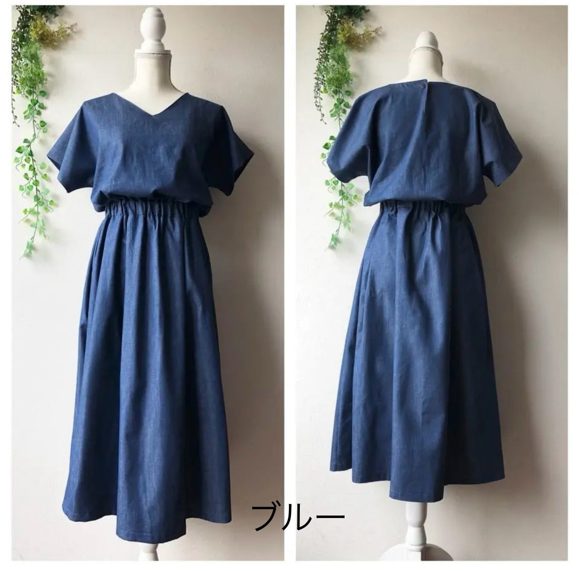 受注製作／児島デニムワンピース(6オンス)