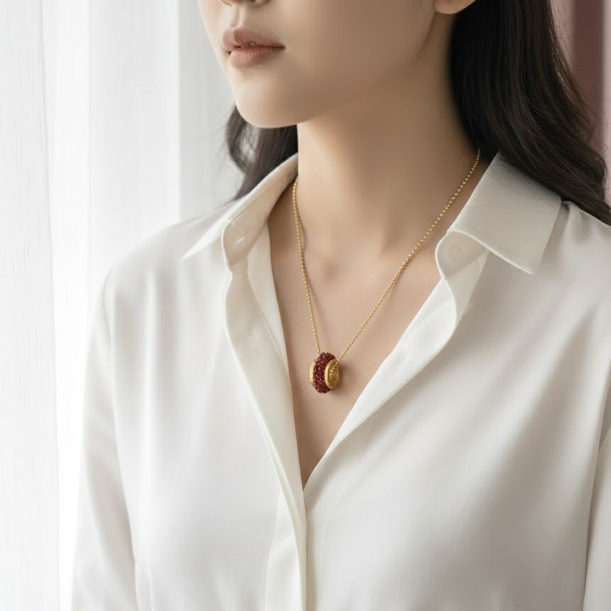 ミミール・カー  ペンダント（レッドナイト系）　l-bdze060n