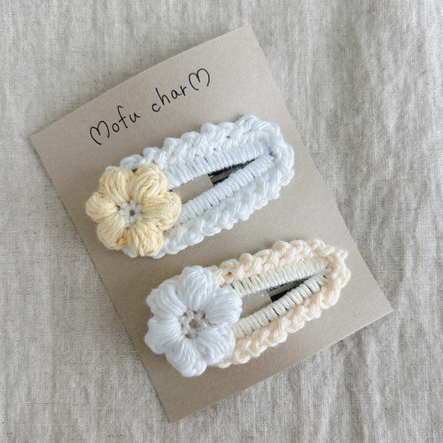 ヘアピン 【2個セット】 ぱっちんピン ヘアアクセサリー おはな お花