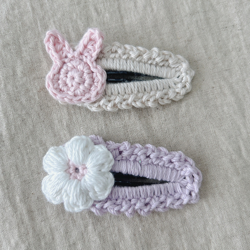 ヘアピン 【2個セット】 ぱっちんピン ヘアアクセサリー おはな お花