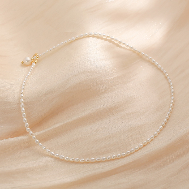 淡水パールのネックレス　真珠　淡水真珠 淡水パール　パール  天然石 6月誕生石 夏の誕生石