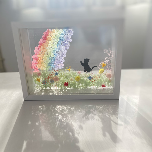 お花さま専用ページ 虹の橋 うちの子デザイン プリザーブドフラワー ペット お供え花
