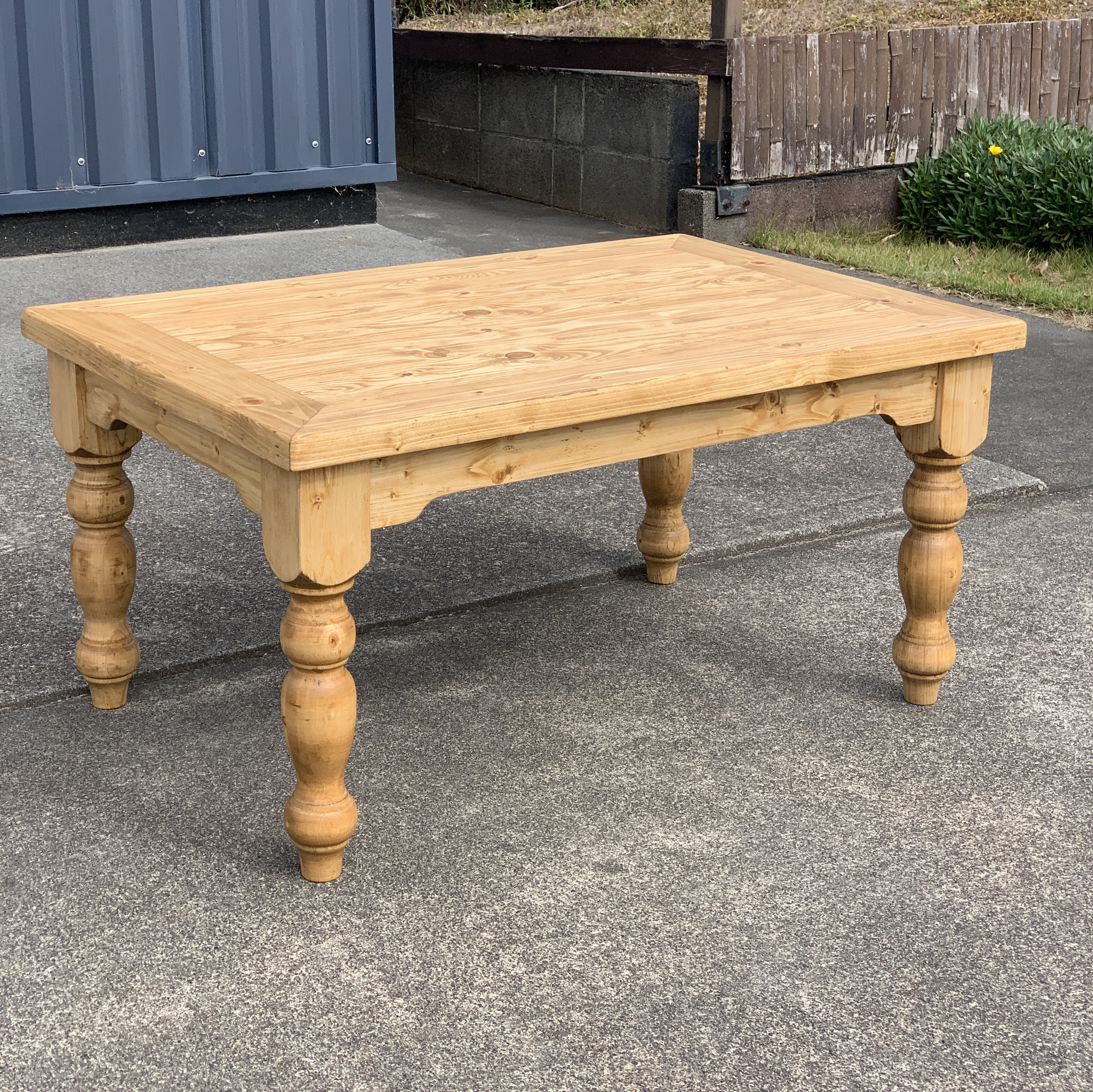 国内製ハンドメイド家具【送料無料(一部地域除く)】パーソナルこたつ ろくろ脚　木製　一人用こたつ