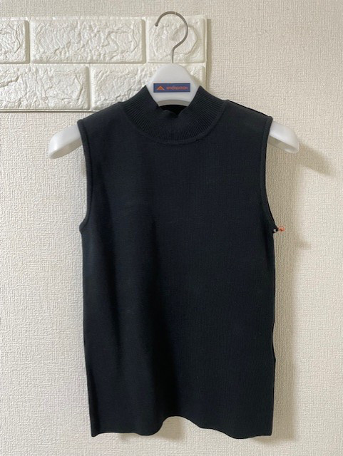 ハイネックタンク綿100