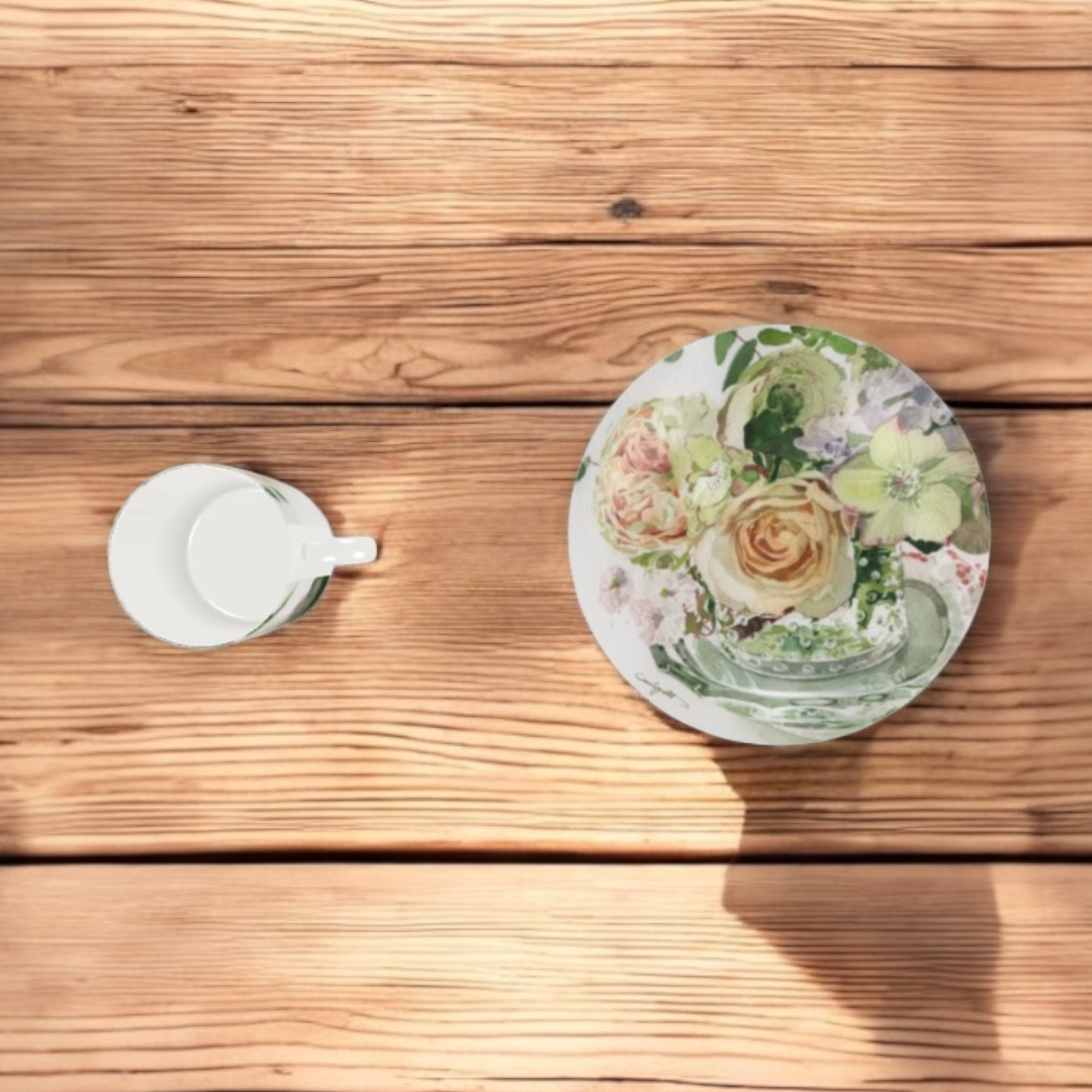 シロクマとティアアンティークのカップ＆ソーサ―　エスプレッソ