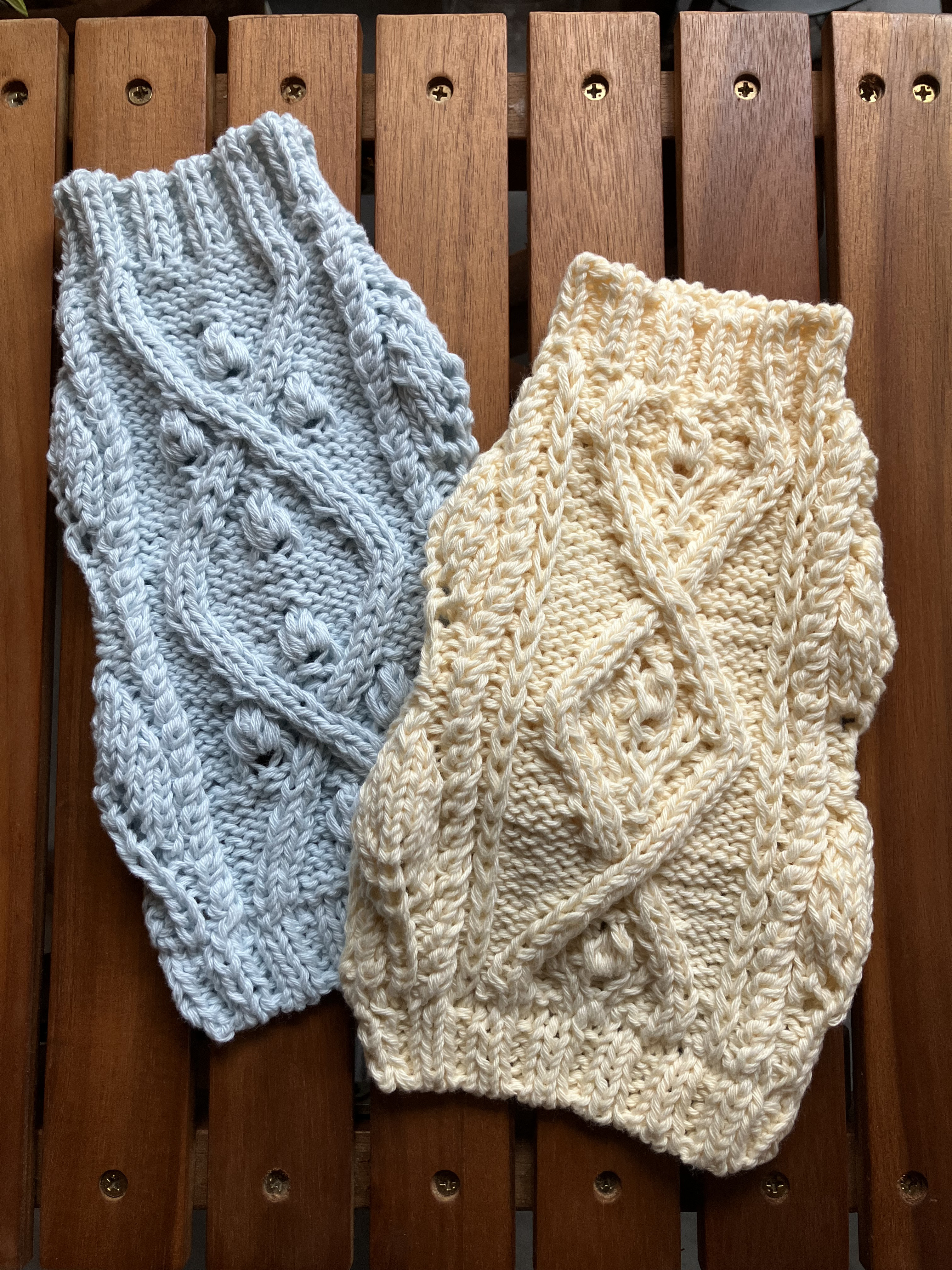 dog summer knit  ダイヤリーフサマーニット  cotton 100% D003 D004