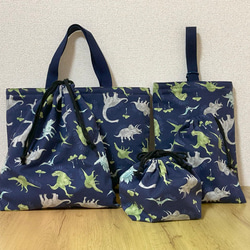 ハンドメイド 入学グッズ（6点セット）・小学校 ☆006・シマエナガ