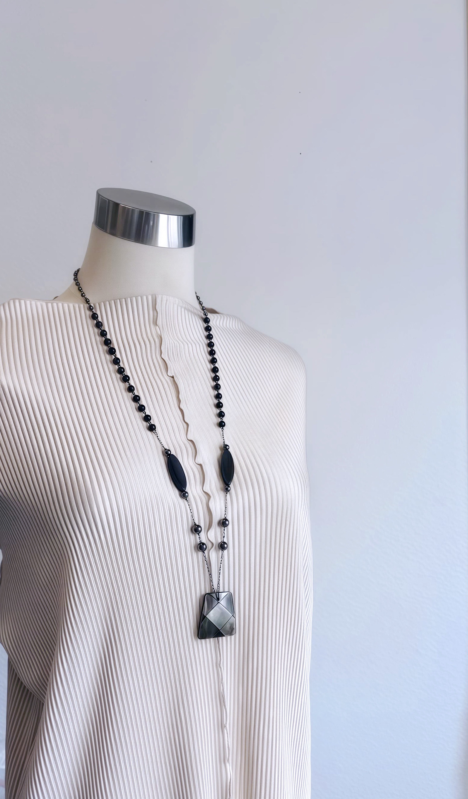 送料無料　2way ペンダントネックレス　天然素材使用