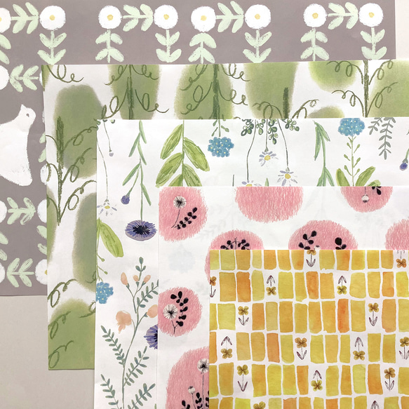 A4ペーパー 『5種類セット』4枚ずつ 20枚入り 2枚目の画像