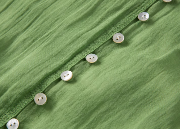 春夏.綿麻のワンピース/長袖スカート/ゆったり 17枚目の画像