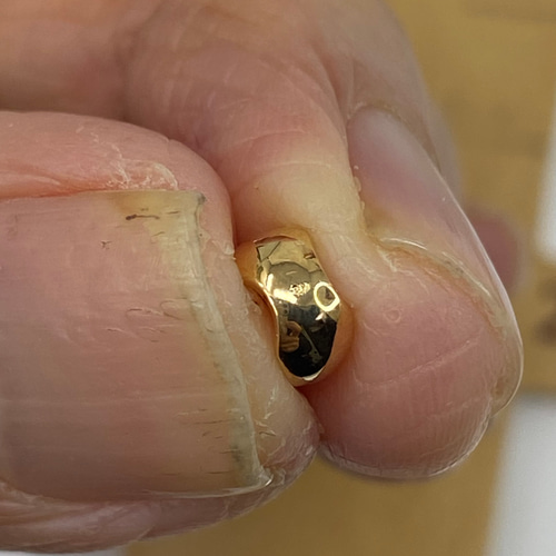 オリジナル バチカン 18金 AU750 k18YG LLサイズ よーだ 金具・チェーン ネックレス・ペンダント