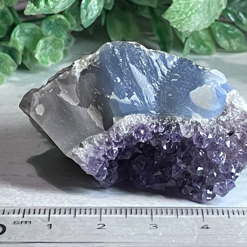 瑪瑙質母岩 アメジスト 紫水晶 クラスター 原石 ラフストーン