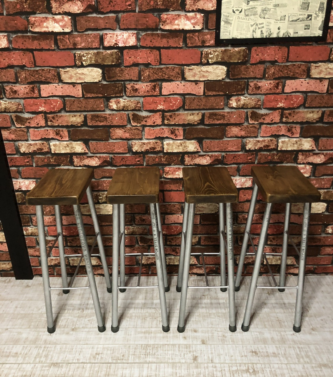 バーチェア　カウンターチェア　4脚セット
