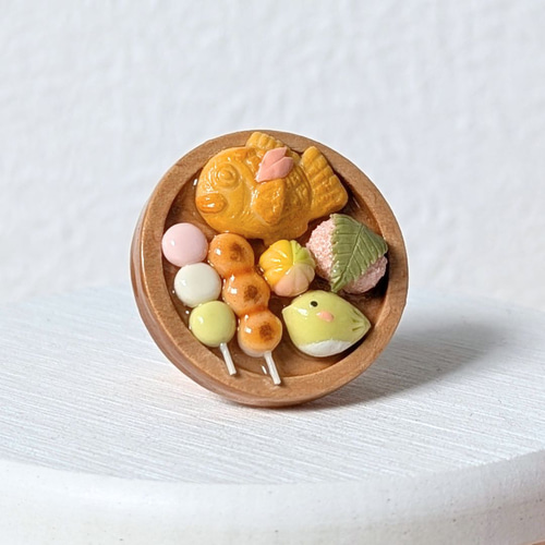 数量限定]春の和菓子 ミニチュア スイーツ 食べ物 フェイクスイーツ 春