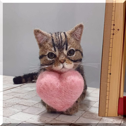 オーダーメイド】ペットメモリアル羊毛フェルト 犬 猫 リアル