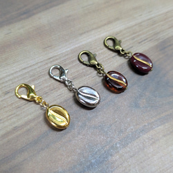 トラベラーズノートを飾るコーヒー豆チャーム【べっ甲】 6枚目の画像