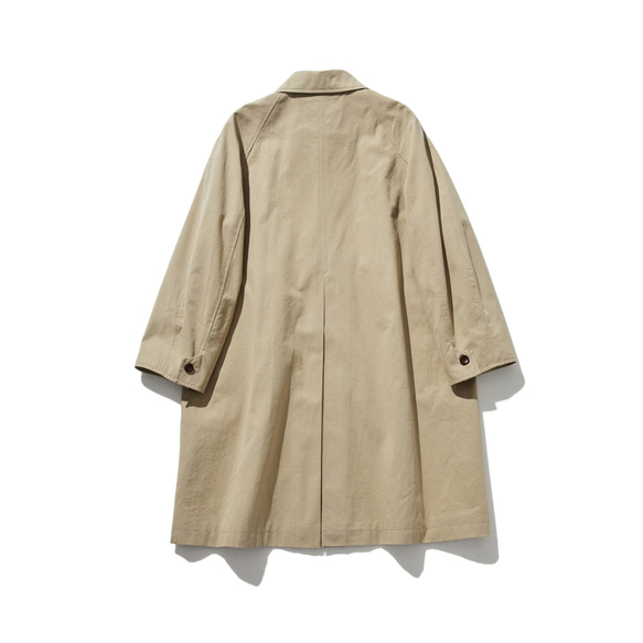 ★サンプルセール　1点のみ★4000円オフ★秋の着こなしの主役になるコート薄茶色　240928-4(101) 7枚目の画像