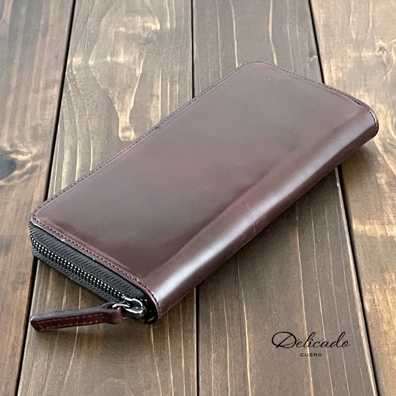HORWEEN シェルコードバン 長財布 バーガンディ