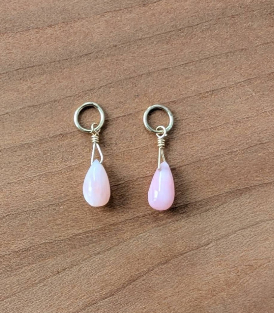 ピンクオパールチャーム（s）k18