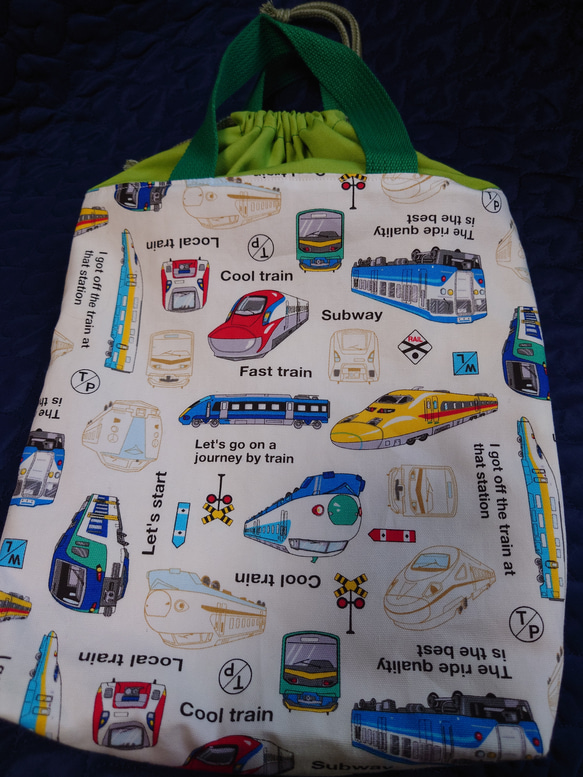 ドクターイエロー レッスンバック シューズケース コップ袋 着替え袋