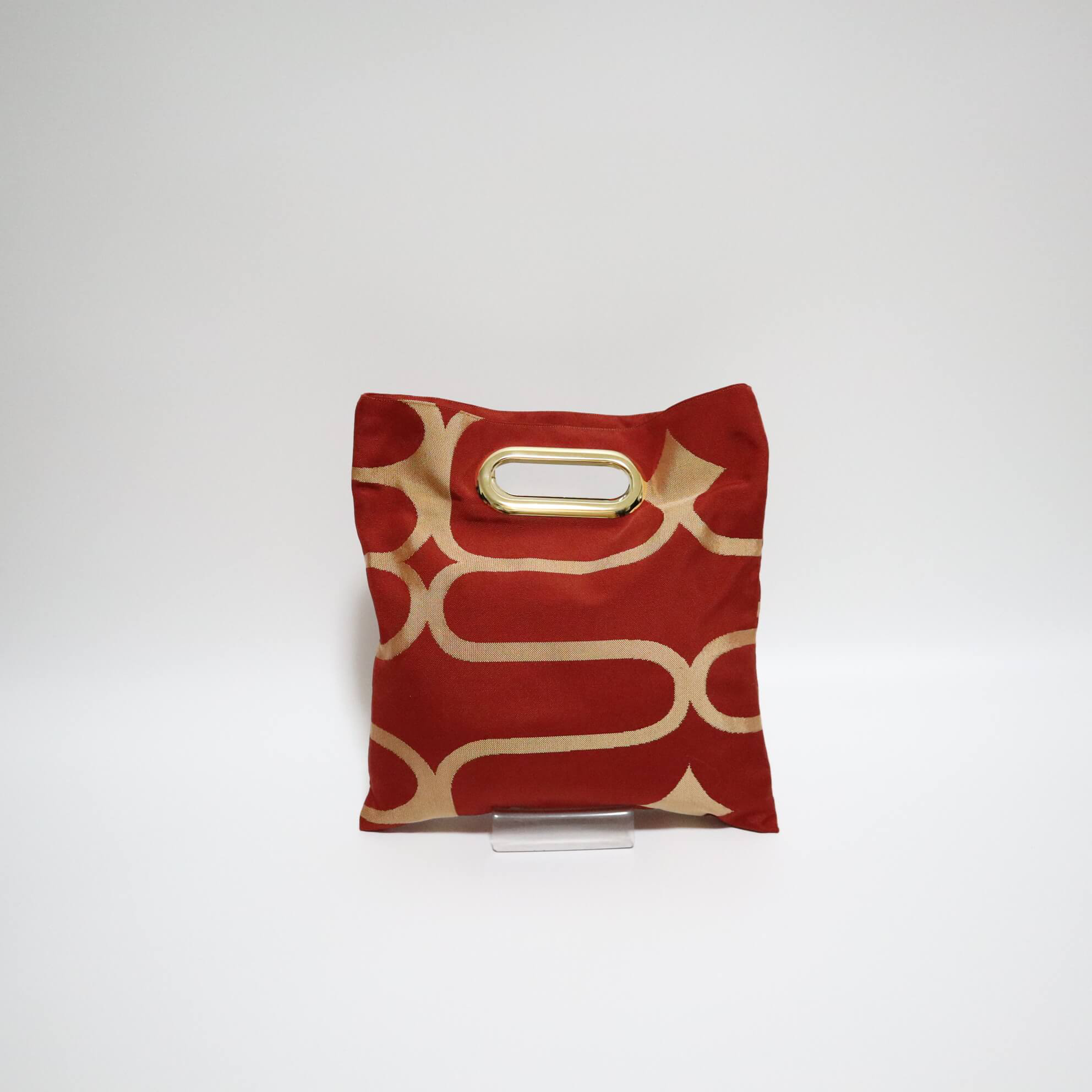 ■着物帯リメイク■　クラッチバッグ（L）（CBL2501-RGC）