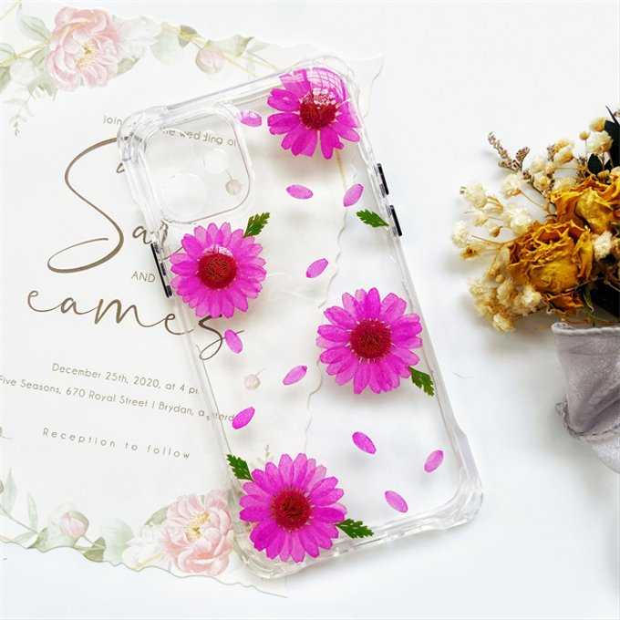 縦横自由自在、押し花ケース 、iphone16、iPhone11、iPhoneケース、名入れ無料、ノースポール