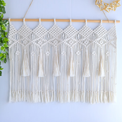 マクラメ　ガーランド　のれん 人気No.1♡》ドア用・サイズセミオーダ！ マクラメカーテン