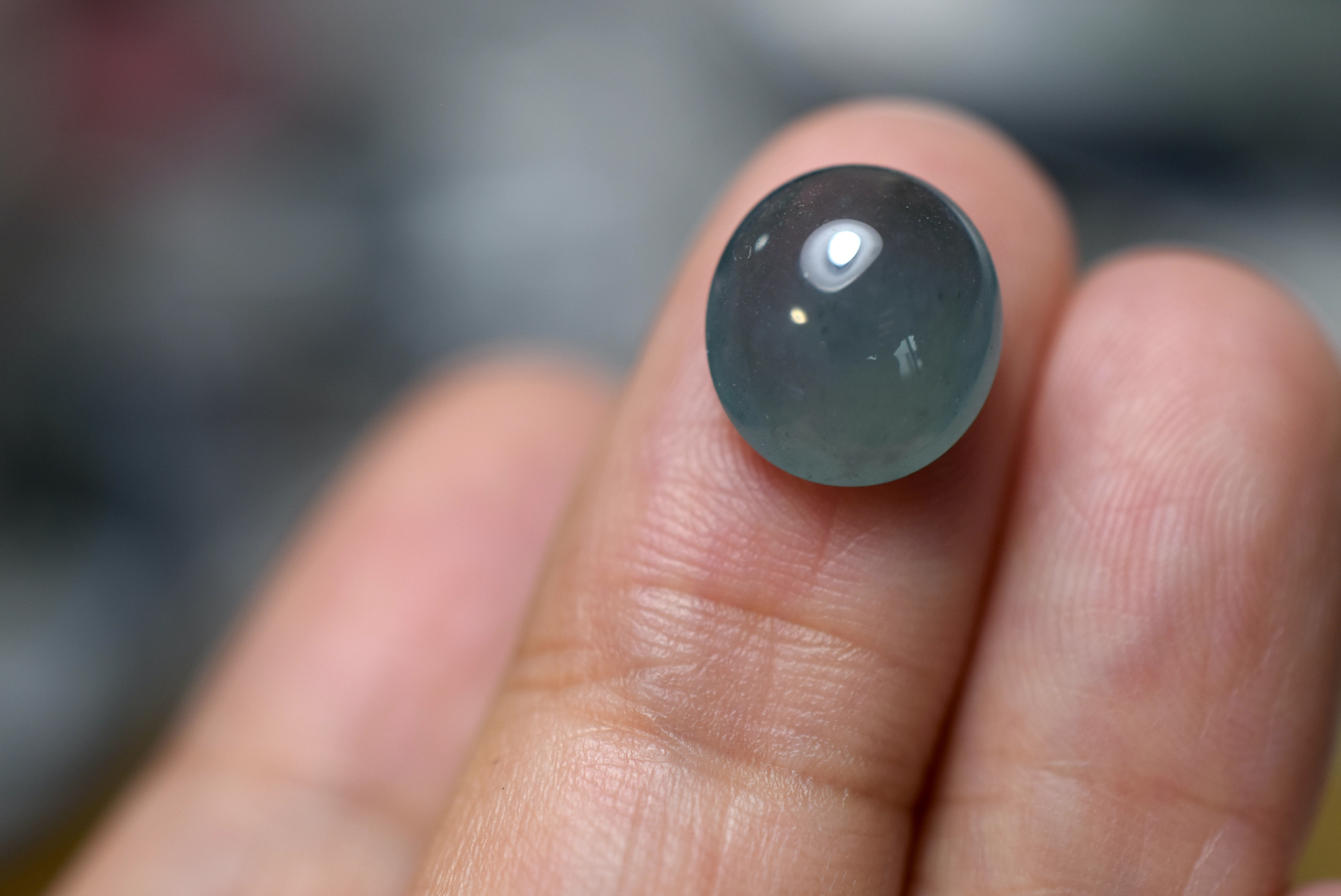 RS9-120 上品 大粒 宝石質 氷種 氷青緑色 天然グアテマラ産 A貨 本翡翠 ルース 裸石 硬玉 ジェダイト