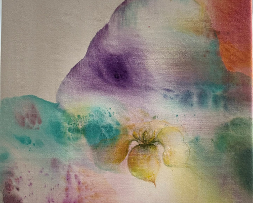 原画 アート Beach」 ※SOLD acrylic on canvas 652×530mm #現代アート