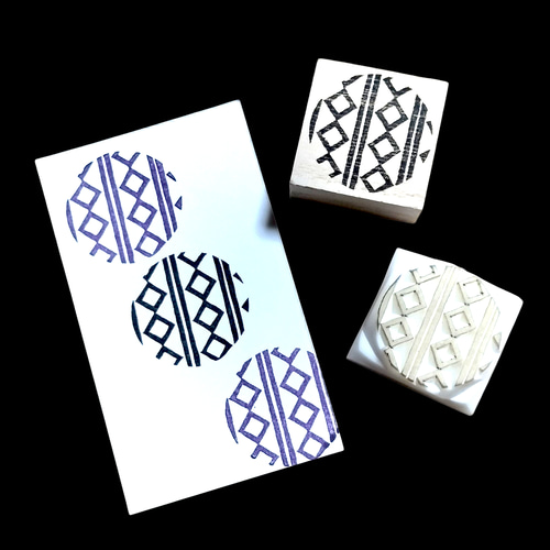消しゴムはんこ☆和柄☆釘抜繋ぎ はんこ・スタンプ MIKAX1108 通販