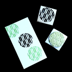 消しゴムハンコ☆小林幾英☆志ん板どうけづくし11点セット はんこ