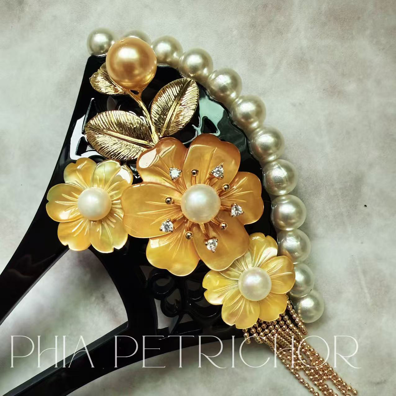 簪 和 K24GP 桜 かんざし バチ型 パール 簪 着物 髪飾り 留袖 着物 成人式 結婚式 卒業式