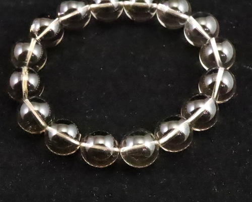 コロンビア産 スモーキーレムリアンシード 13mmブレスレット 49.6g