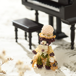 【Creema限定】【手作りキット】パーティーテディベアセット～Bella・Milo～ 8枚目の画像