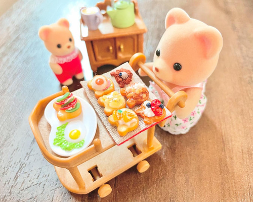 ゆんゆんゆんおせち　シルバニア　リカちゃん　ドールハウス　ミニチュアフード 韓国料理♡食い倒れセット シルバニア ドールハウス リカちゃん