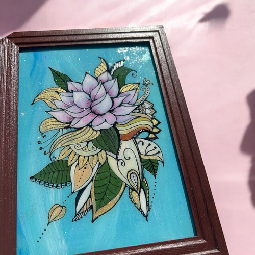 開運絵画　レジンアート絵画 海レジンアート 絵画 YUKI 通販 16372441｜Creema(クリーマ)
