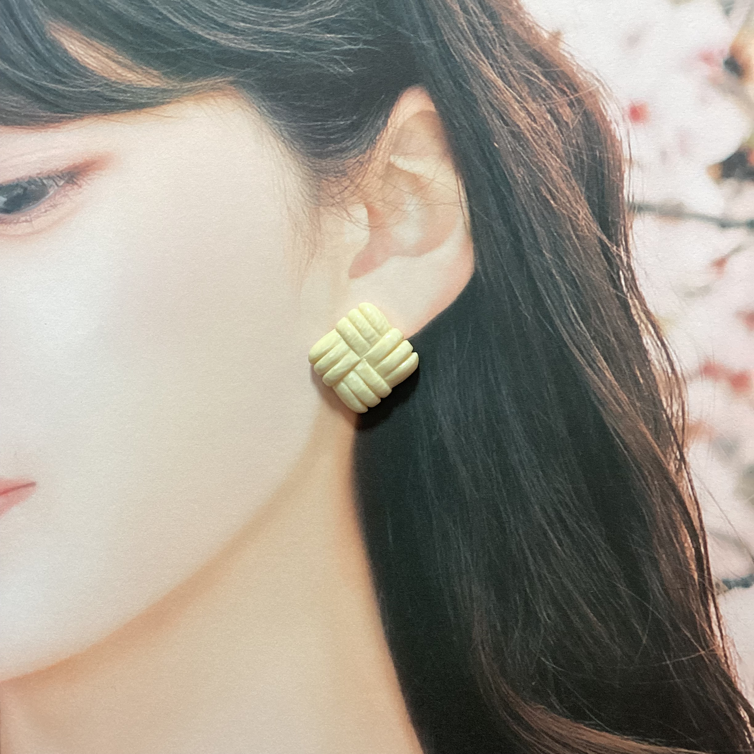 ☆本象牙イヤリング☆   ME-69