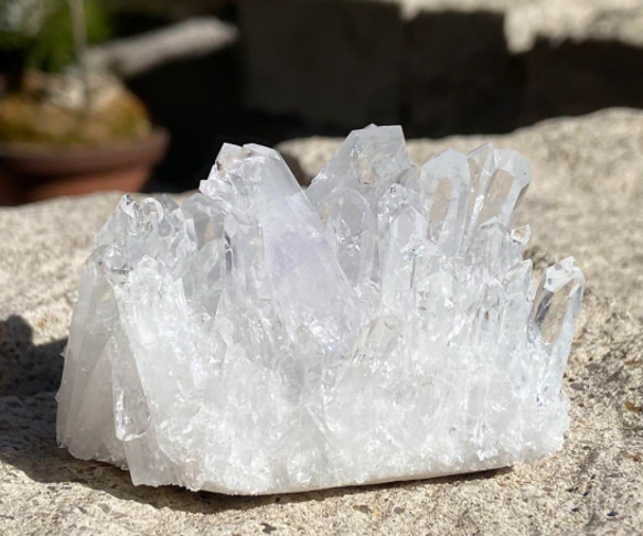 水晶クラスター アメジスト 共生