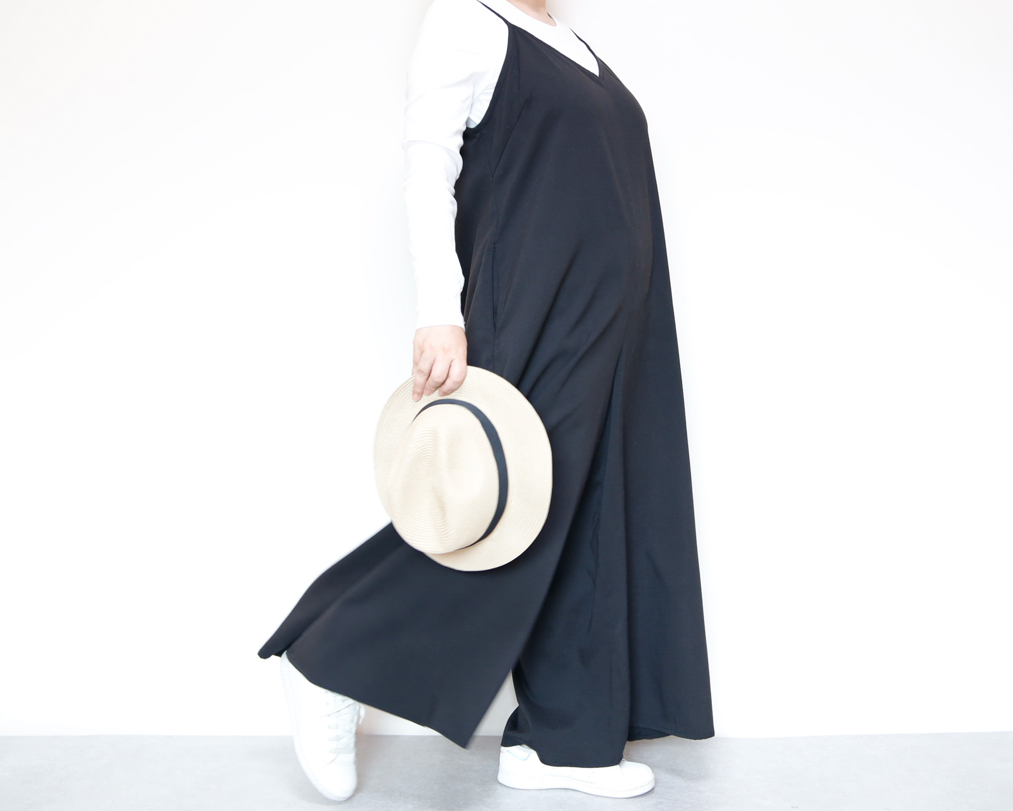 美品】MA SON RAVIEW 黒 レザー サロペット ワンピース レディース