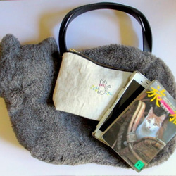 花貓包（環保毛皮） 第9張的照片