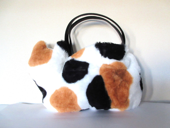 花貓包（環保毛皮） 第4張的照片