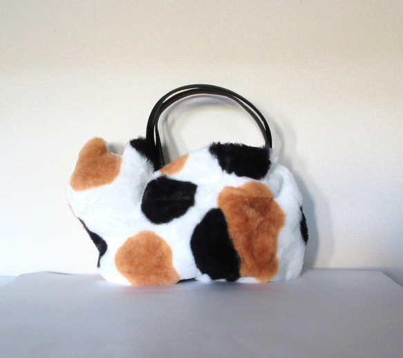 花貓包（環保毛皮） 第3張的照片