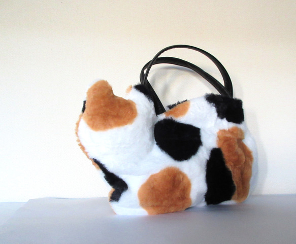 花貓包（環保毛皮） 第5張的照片