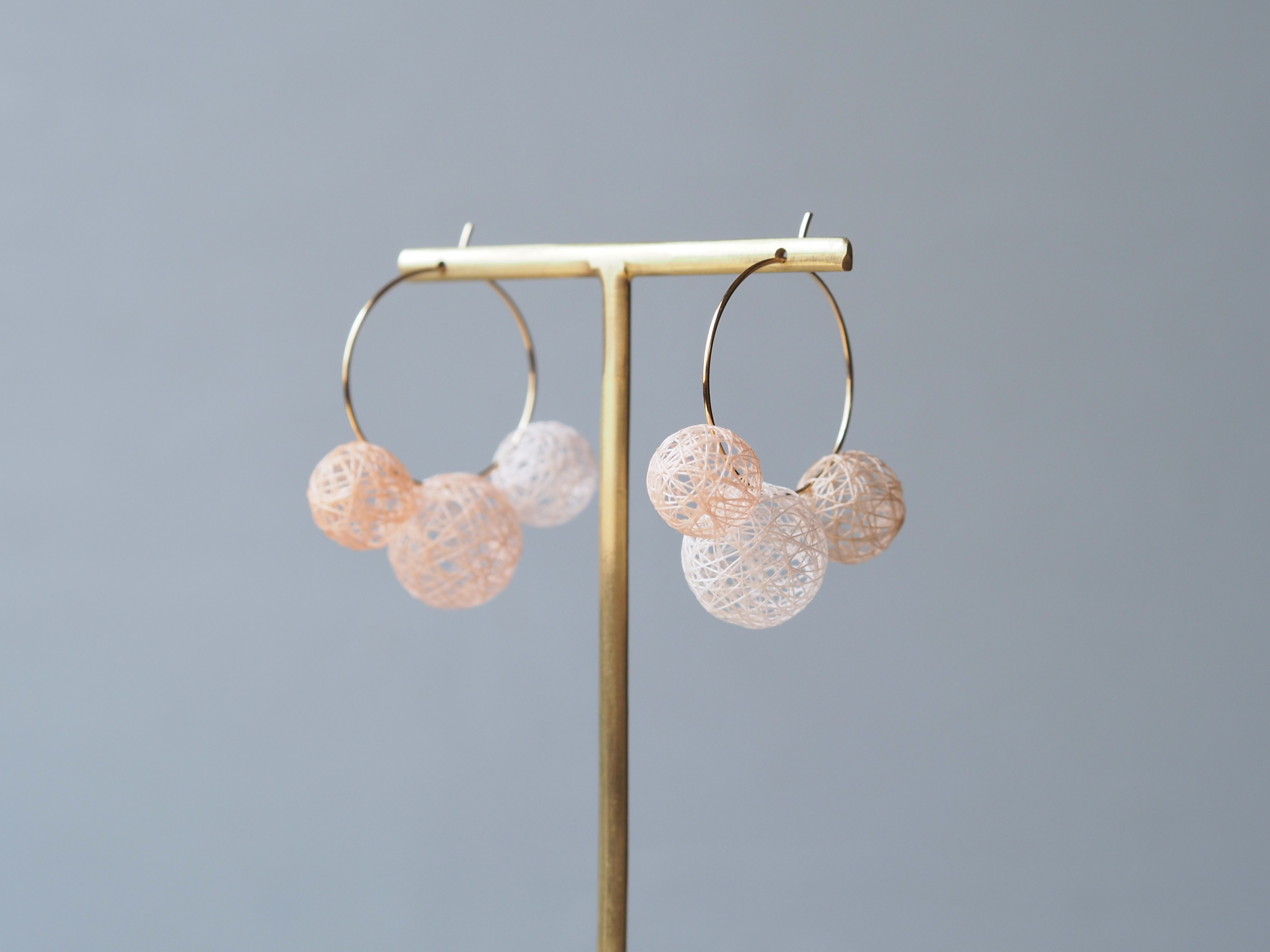 花霞のフープピアス〈春限定〉