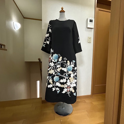 c10 【オリジナル】留袖ドレス 留袖リメイク チュニック 送料